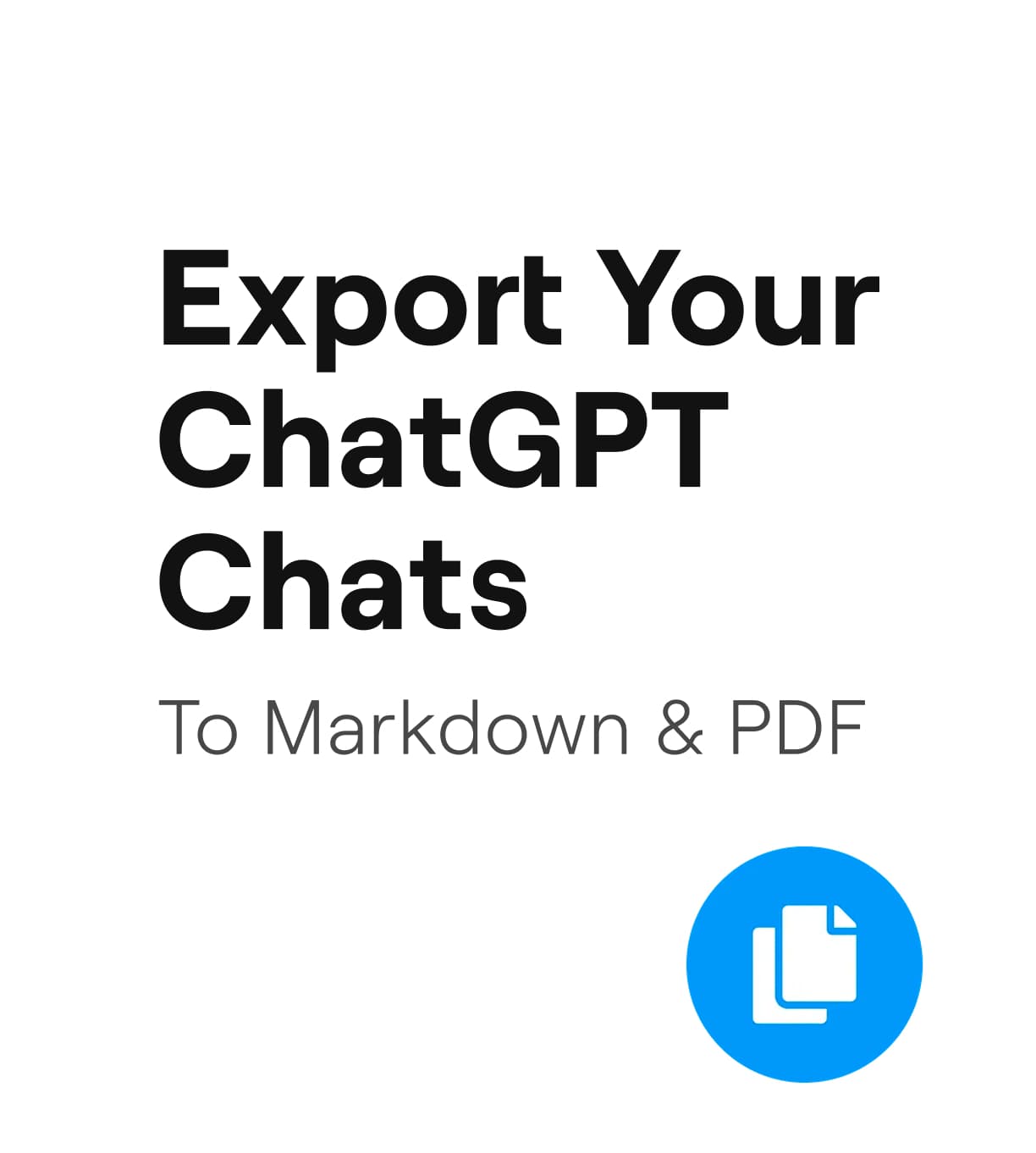 Export Your ChatGPT Chats